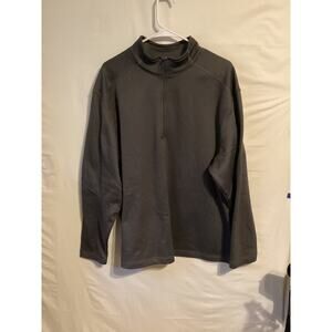 2626 Athletic Work Men's Super Soft Quarter Zip Pullover Charcoal Size Large